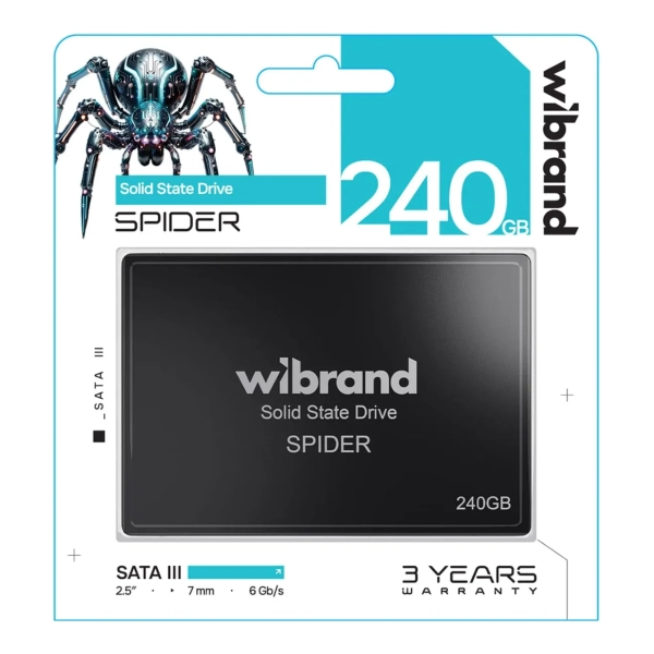 Купить SSD диск Wibrand Spider 240GB 2.5" (WI2.5SSD/SP240GB) - фото 2