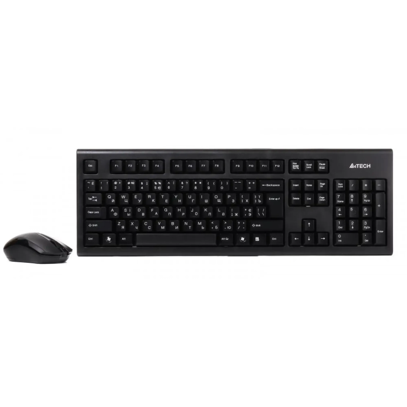 Купити Комплект клавіатура і мишка A4Tech 3000N Black (4711421904940) - фото 2
