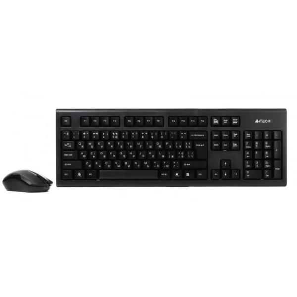 Купити Комплект клавіатура і мишка A4Tech 3000N Black (4711421904940) - фото 2