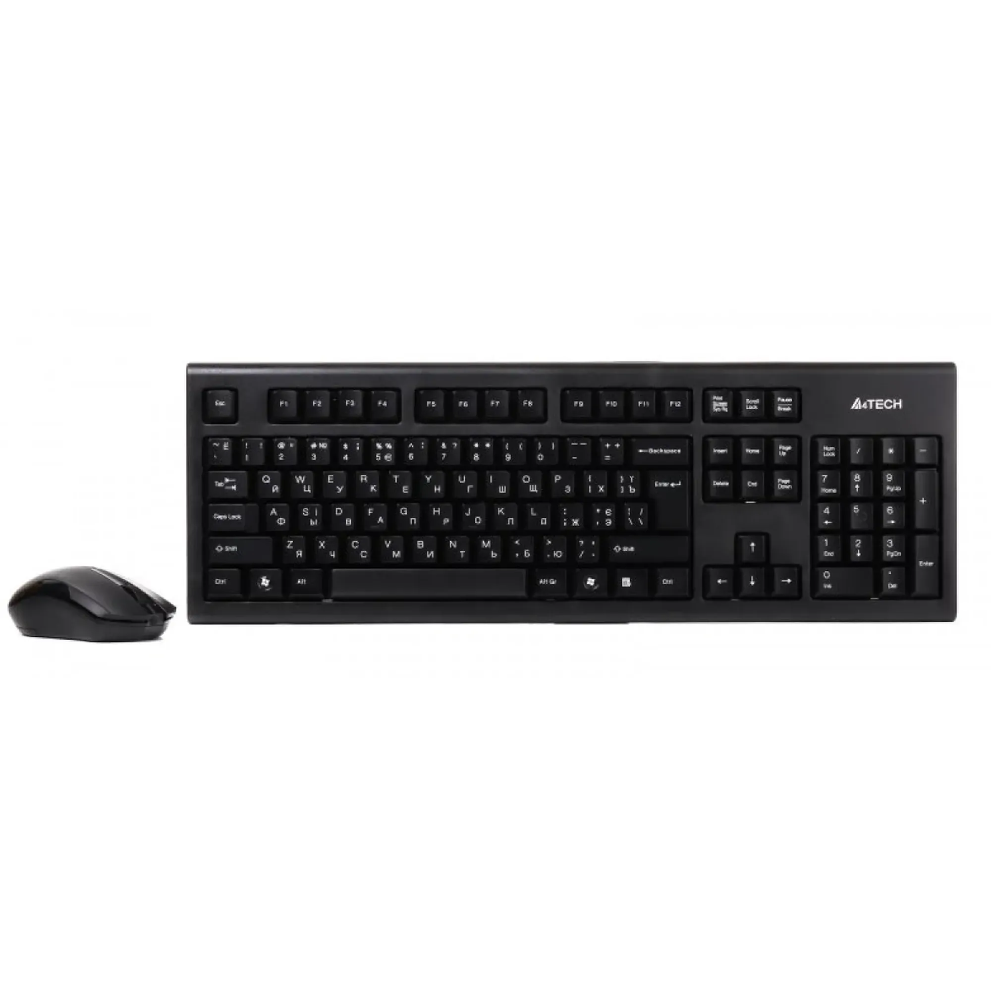 Купити Комплект клавіатура і мишка A4Tech 3000N Black (4711421904940) - фото 2