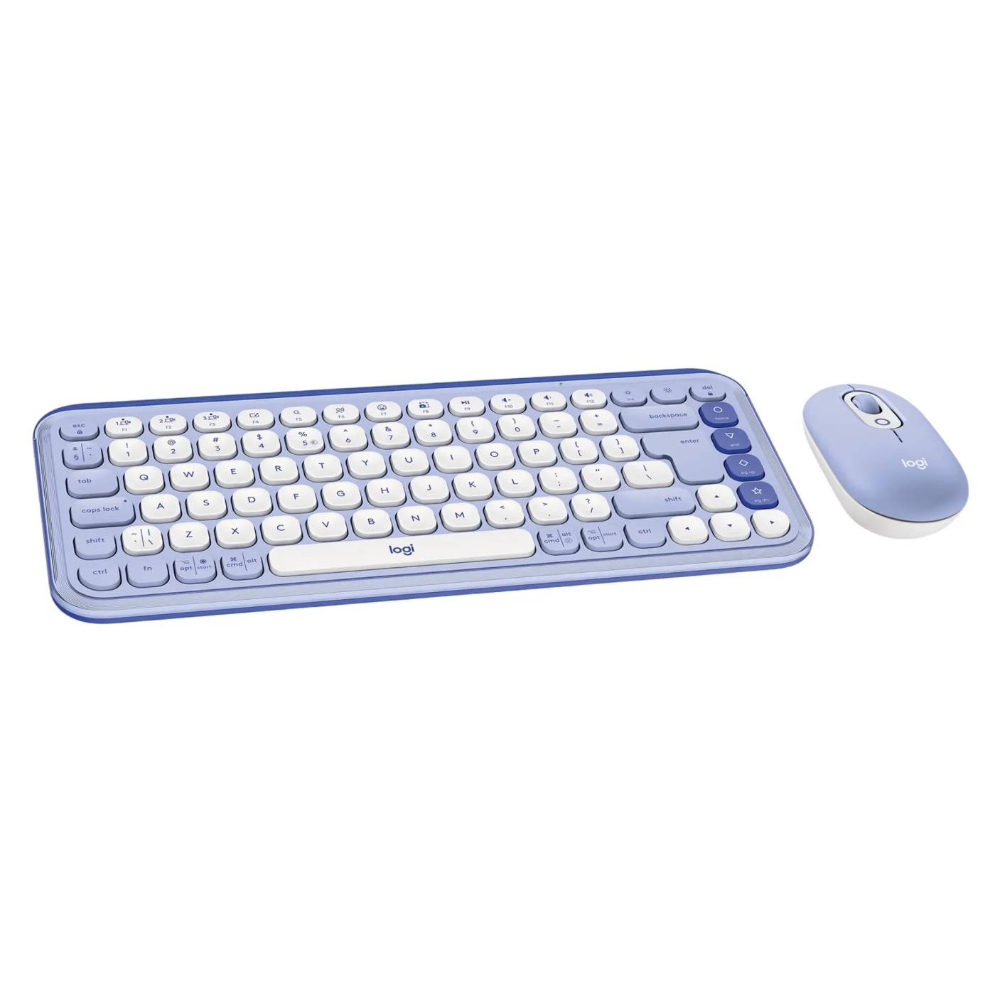 Купить Комплект клавиатура и мышь Logitech POP Icon Combo Bluetooth UA Lilac (920-013078) - фото 1