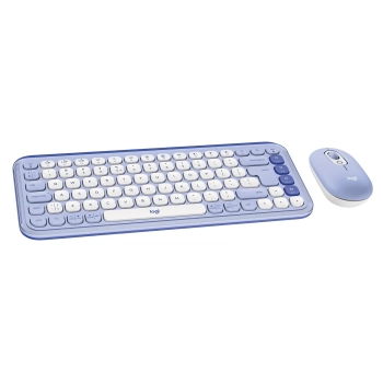 Купить Комплект клавиатура и мышь Logitech POP Icon Combo Bluetooth UA Lilac (920-013078) - фото 1