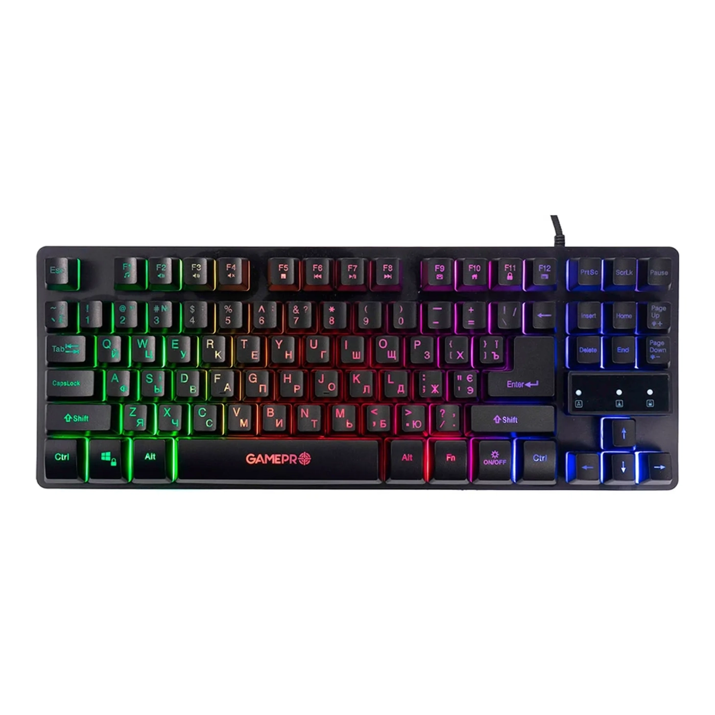 Купить Клавиатура GamePro GK537 Nitro USB Black - фото 1