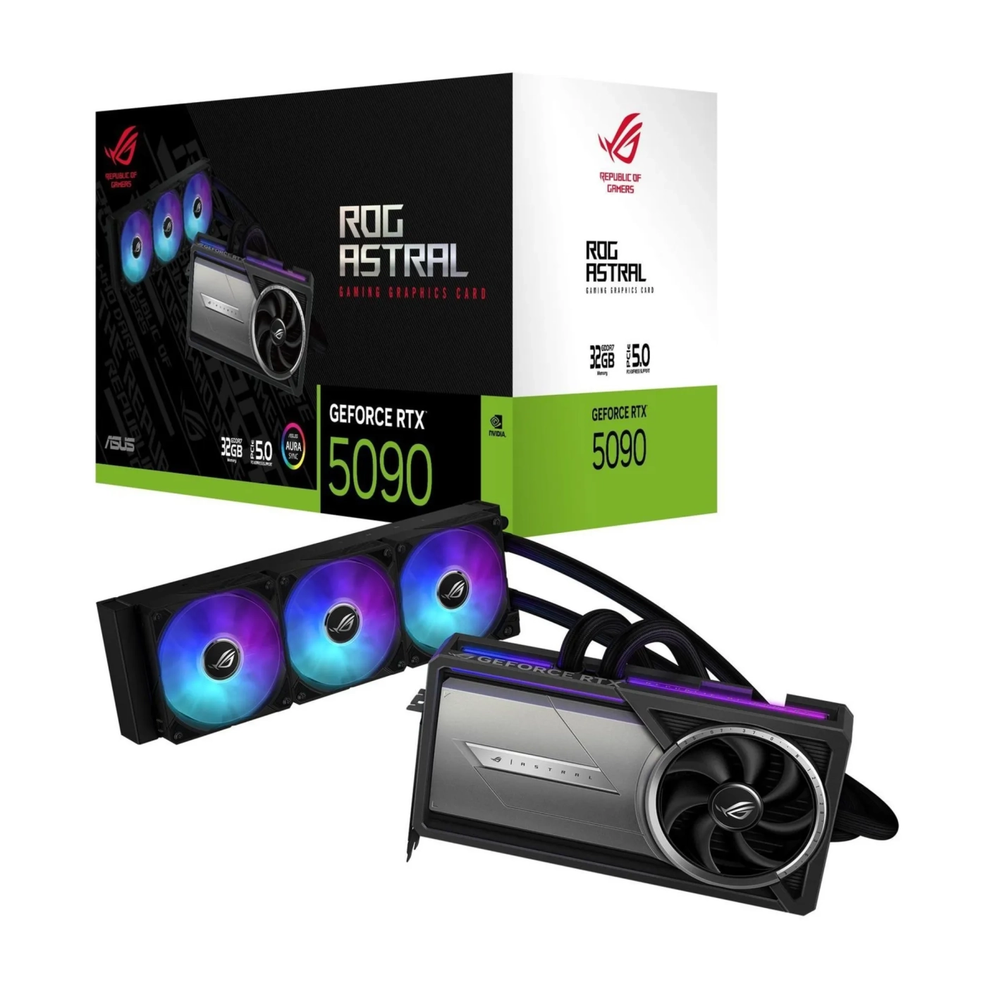 Купить Видеокарта Asus ROG Astral LC GeForce RTX 5090 32GB (ROG-ASTRAL-LC-RTX5090-32G-GAMING) - фото 10