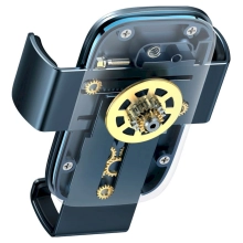 Купити Автомобільний тримач Baseus Metal AgeⅡ Gravity Car Mount Gray (SUJS030013) - фото 6