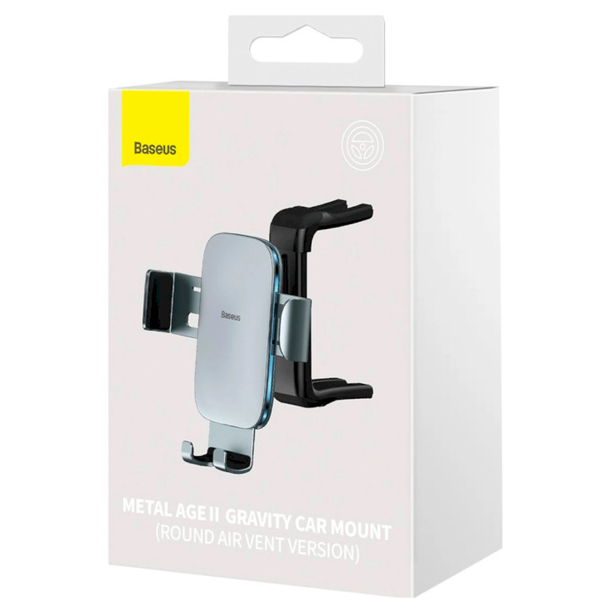Купити Автомобільний тримач Baseus Metal AgeⅡ Gravity Car Mount Gray (SUJS030013) - фото 7