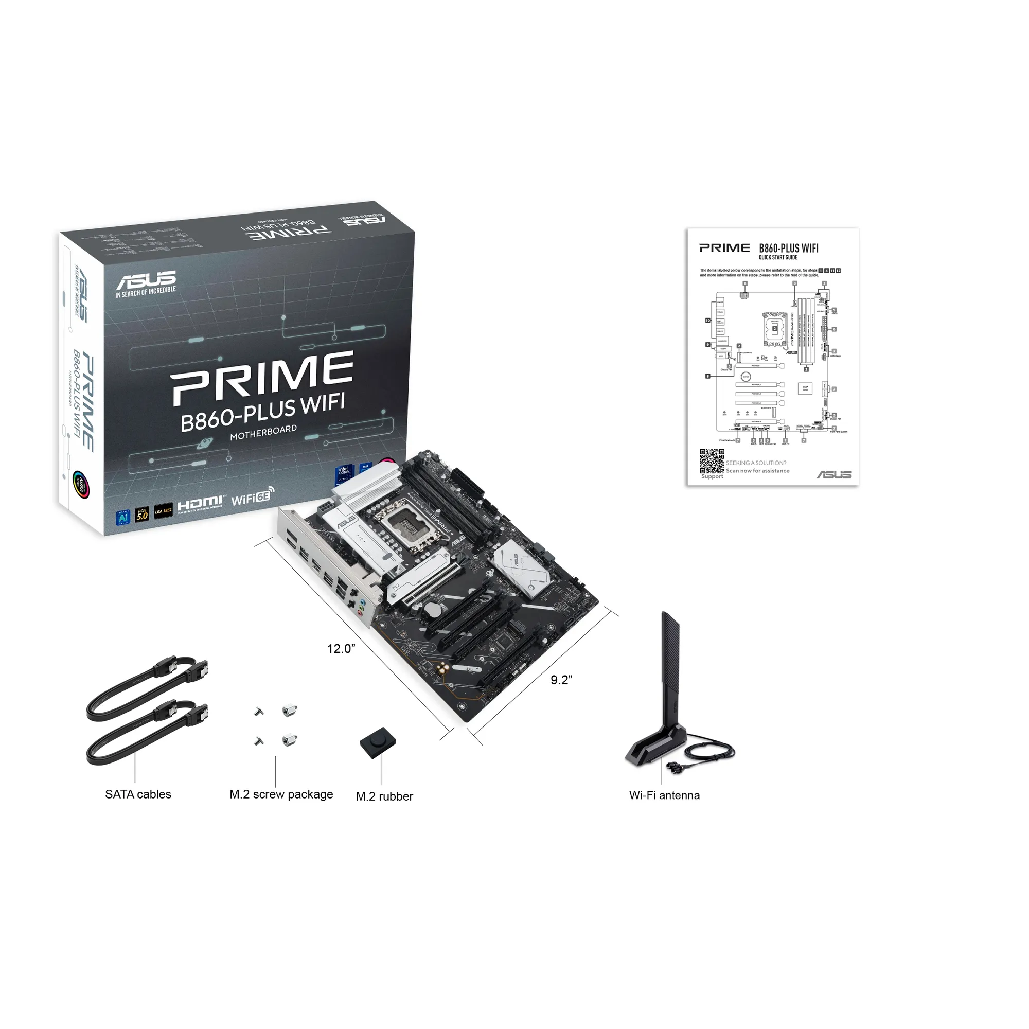 Купить Материнская плата Asus PRIME B860-PLUS WIFI - фото 9