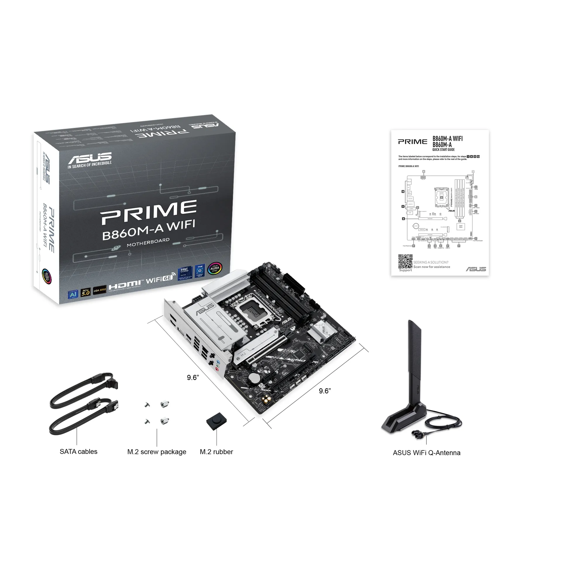 Купити Материнська плата Asus PRIME B860M-A WIFI - фото 8