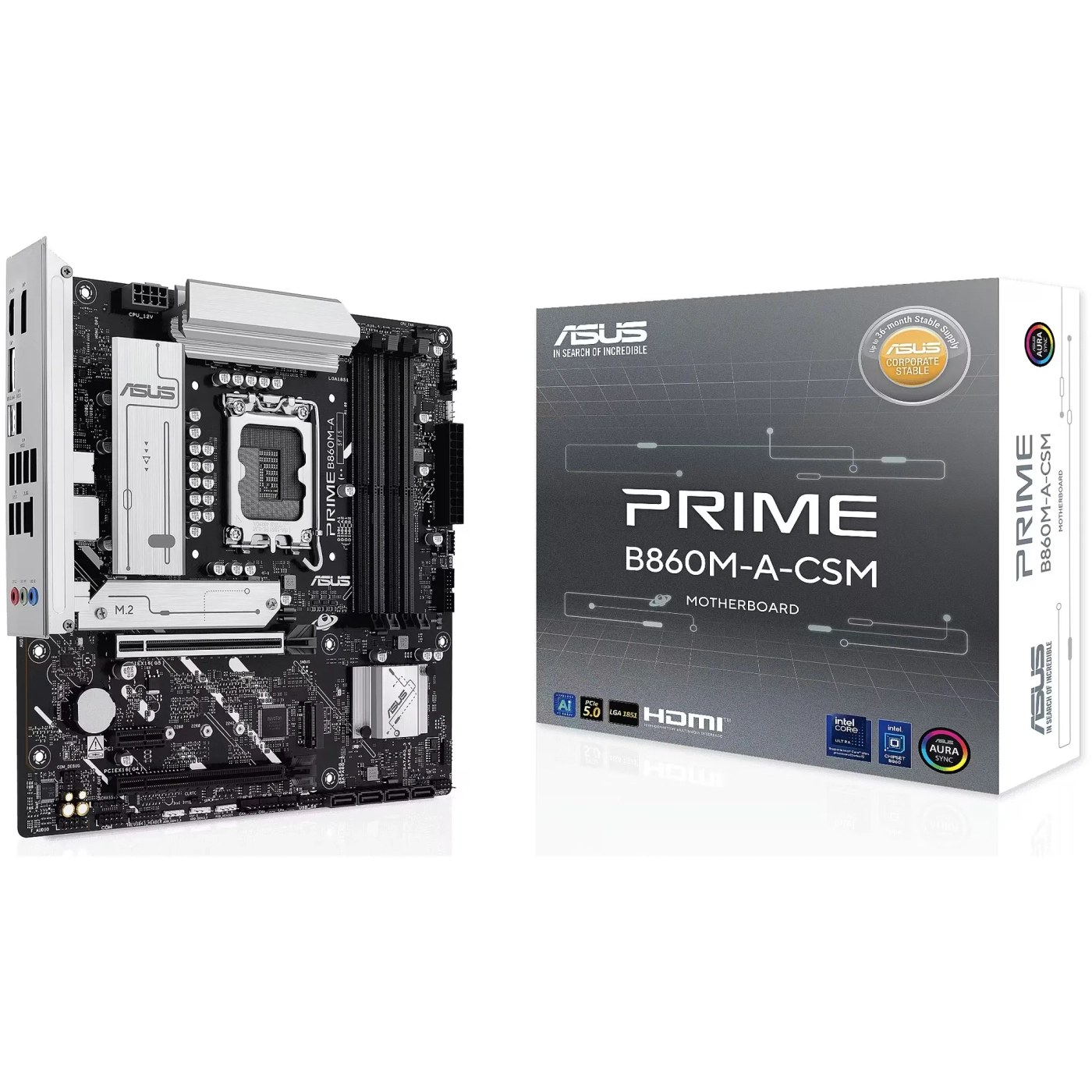 Купити Материнська плата Asus PRIME B860M-A-CSM - фото 1