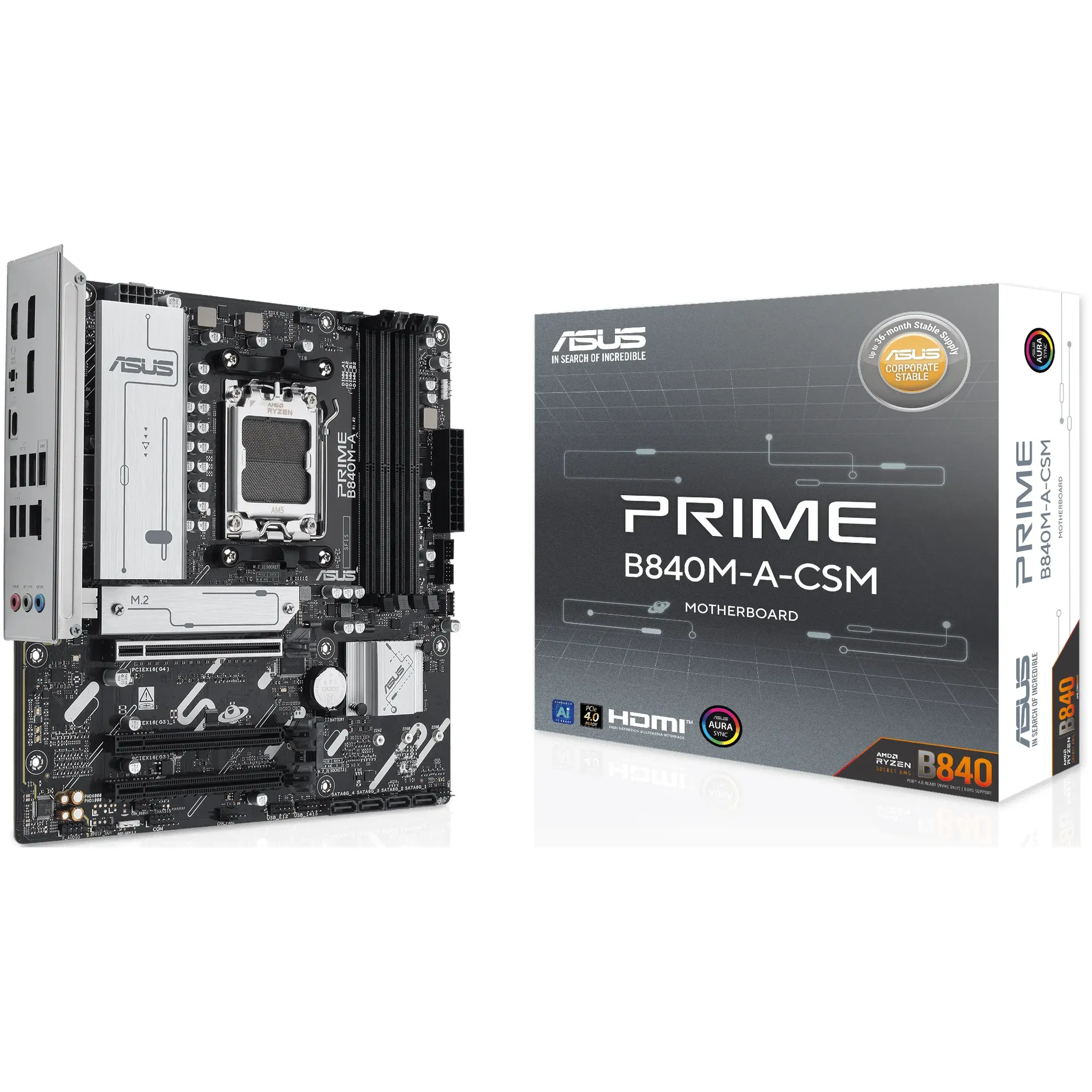 Купити Материнська плата Asus PRIME B840M-A-CSM - фото 1