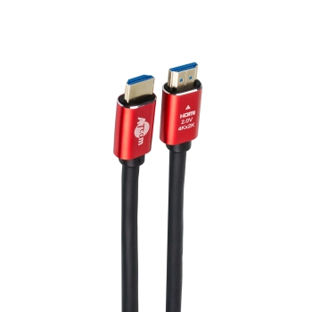 Купити Кабель ATcom HDMI-HDMI Red/Gold, пакет, 10 м, VER 2 (24910) - фото 1