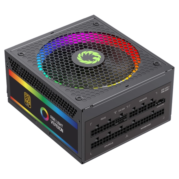 Купить Блок питания Gamemax RGB1050 PRO (ATX3.0/3.1 PCI5.0/5.1) 1050W 80+ Gold - фото 3