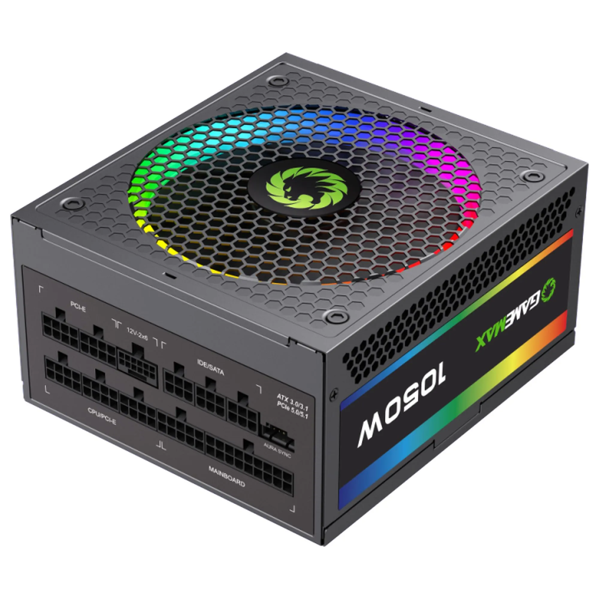 Купить Блок питания Gamemax RGB1050 PRO (ATX3.0/3.1 PCI5.0/5.1) 1050W 80+ Gold - фото 6