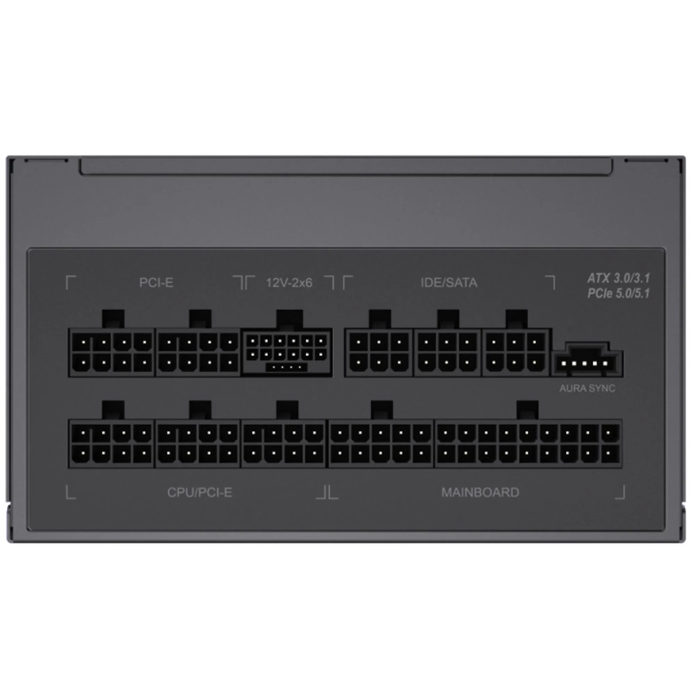 Купить Блок питания Gamemax RGB1050 PRO (ATX3.0/3.1 PCI5.0/5.1) 1050W 80+ Gold - фото 8