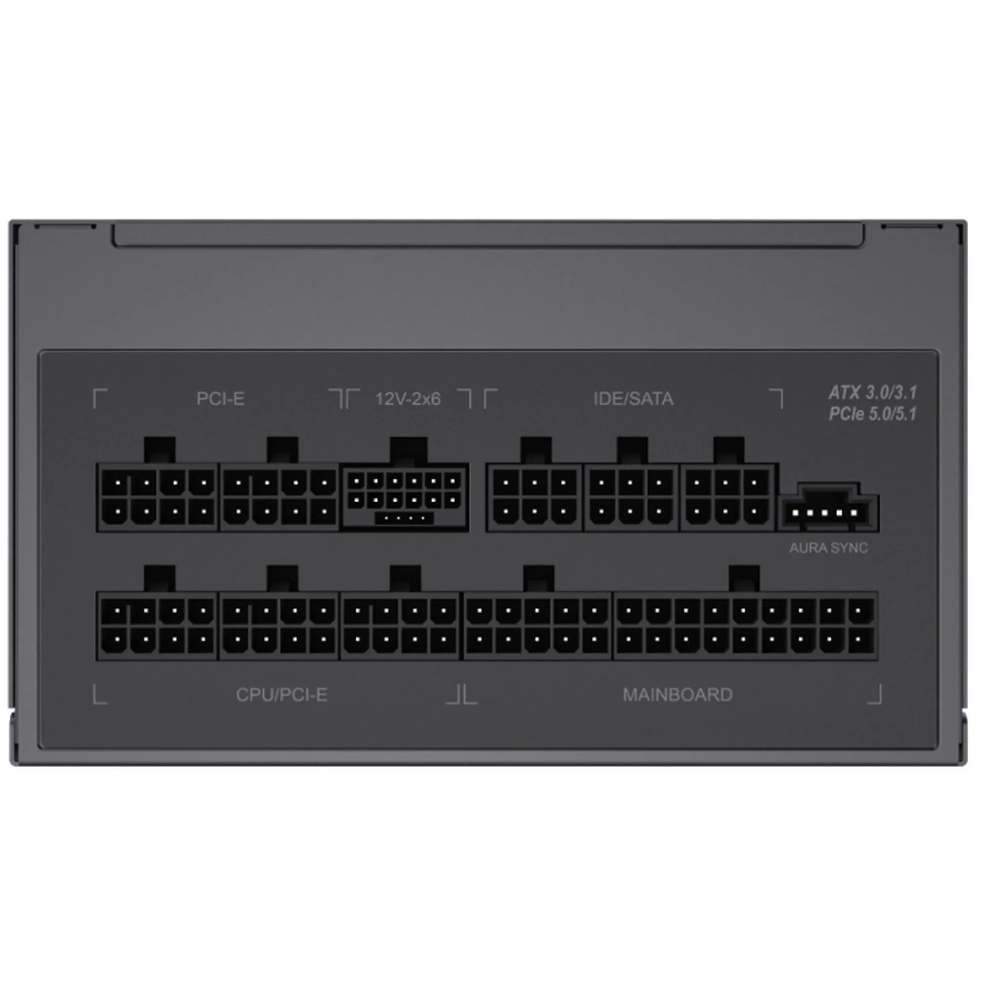 Купить Блок питания Gamemax RGB1050 PRO (ATX3.0/3.1 PCI5.0/5.1) 1050W 80+ Gold - фото 8