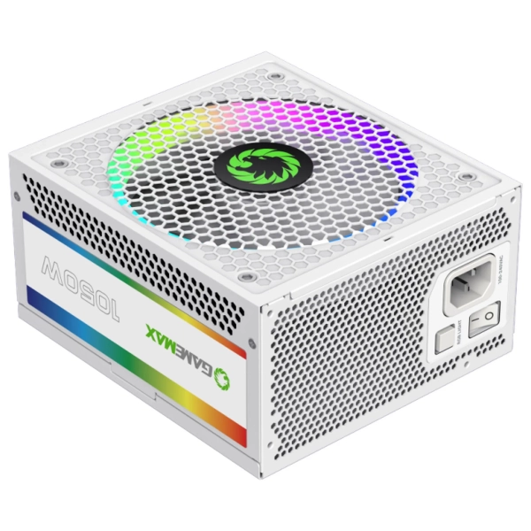 Купить Блок питания Gamemax RGB1050 PRO WH (ATX3.0/3.1 PCI5.0/5.1) 1050W 80+ Gold - фото 2