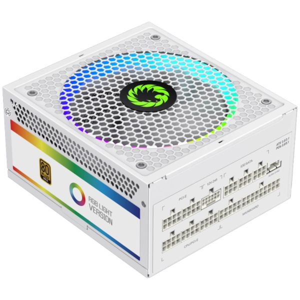 Купить Блок питания Gamemax RGB1050 PRO WH (ATX3.0/3.1 PCI5.0/5.1) 1050W 80+ Gold - фото 3