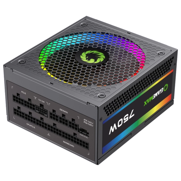 Купити Блок живлення Gamemax RGB750 PRO (ATX3.0/3.1 PCI5.0/5.1) 750W 80+ Gold - фото 7
