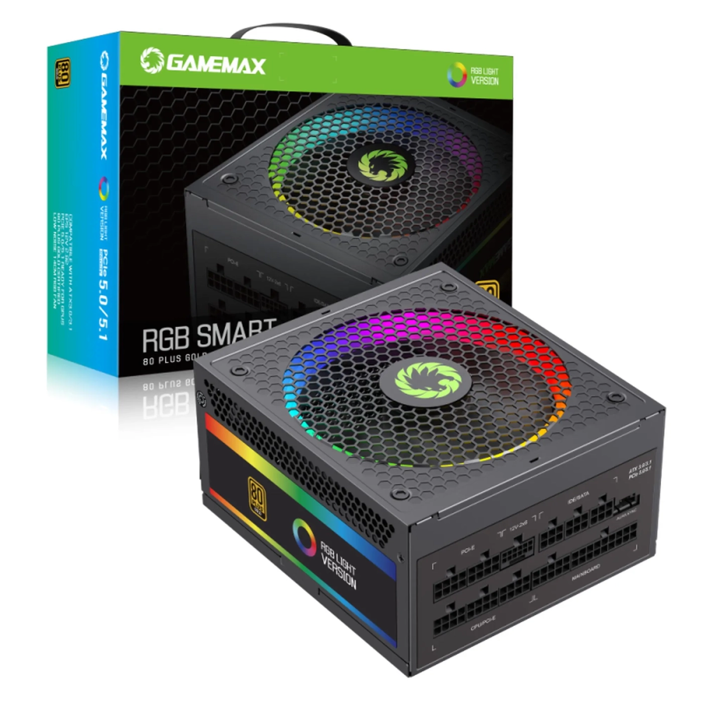 Купити Блок живлення Gamemax RGB750 PRO (ATX3.0/3.1 PCI5.0/5.1) 750W 80+ Gold - фото 9