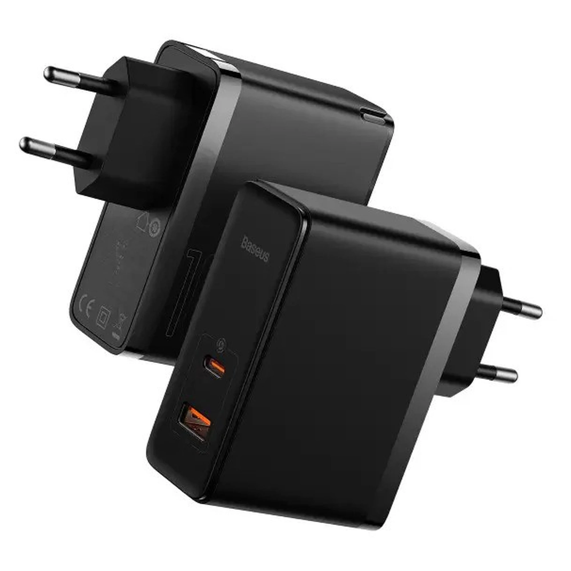 Купить Зарядное устройство Baseus GaN3 Pro Fast Charger C+U 100W Black (CCGP090201) - фото 4