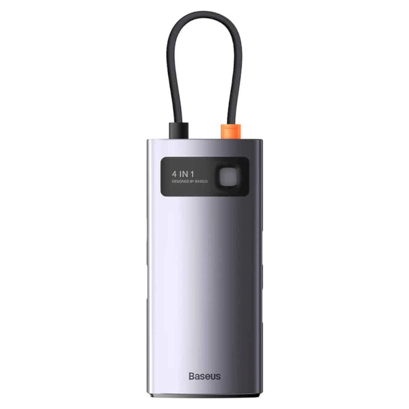 Купити Хаб Baseus Metal Gleam 4in1 USB-C (3xUSB-A+RJ45) Gray (WKWG070113) - фото 2