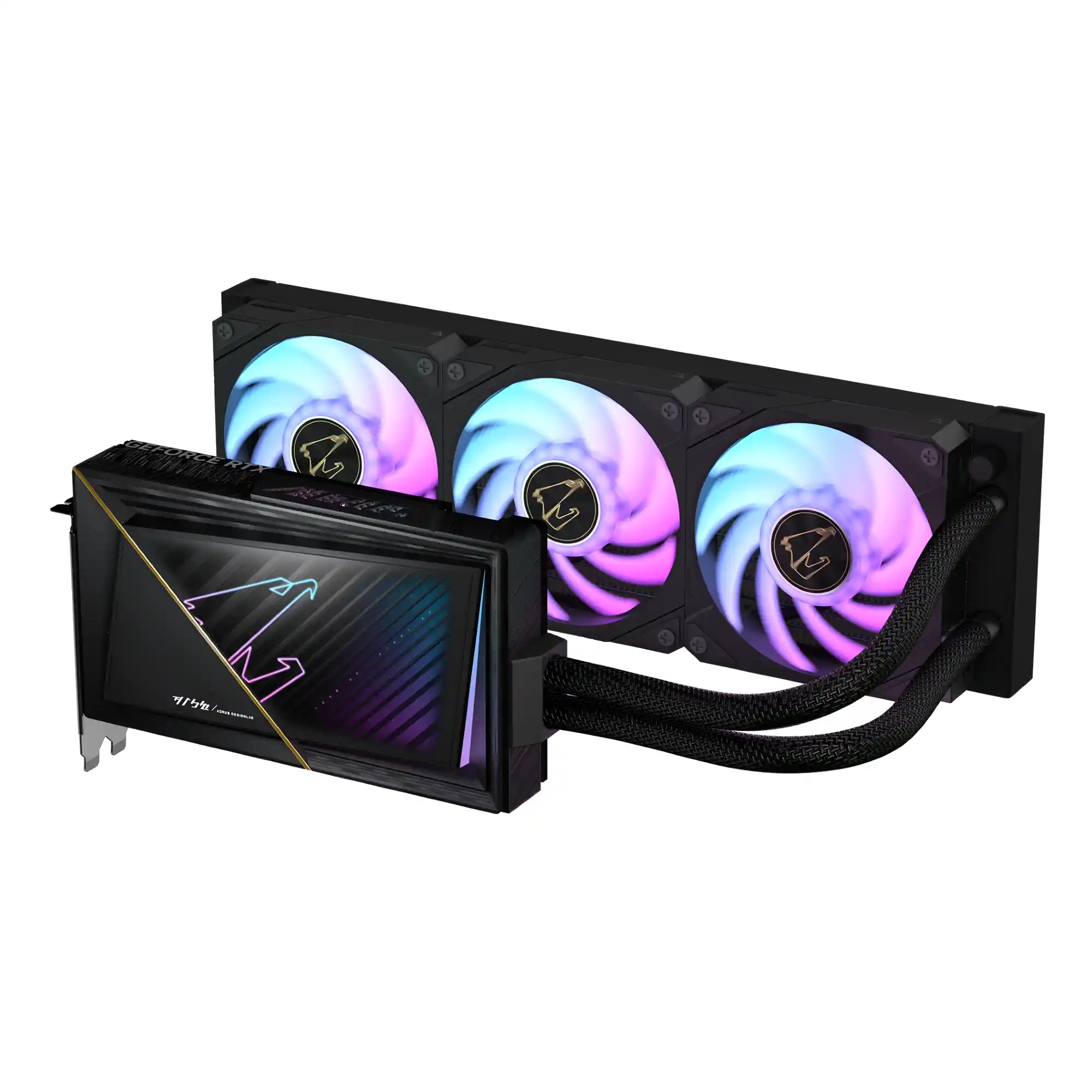 Купить Видеокарта Gigabyte GeForce RTX 5080 AORUS XTREME WATERFORCE 16G (GV-N5080AORUSX W-16GD) - фото 2