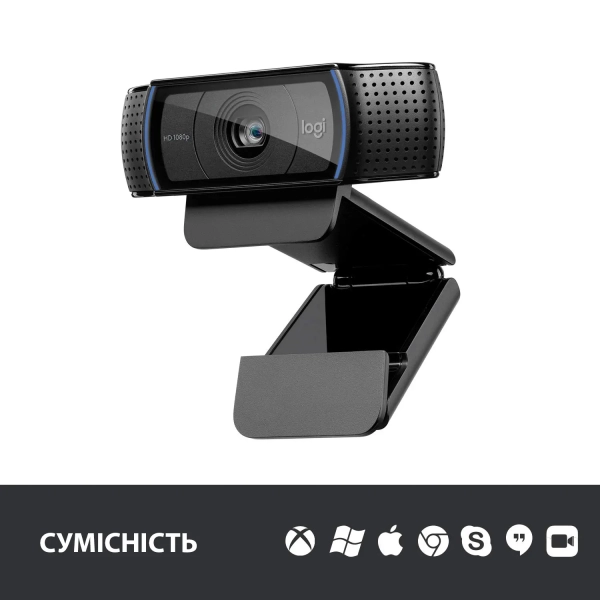 Купити Веб-камера Logitech Webcam HD Pro C920 - фото 5