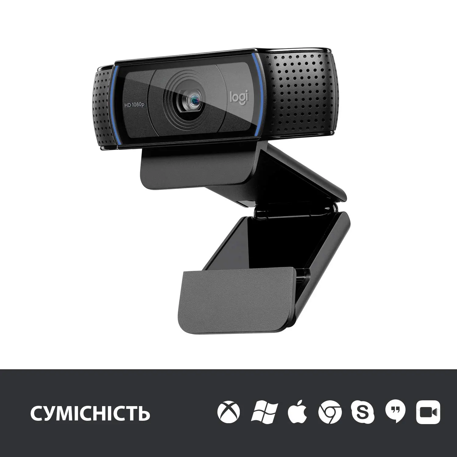 Купити Веб-камера Logitech Webcam HD Pro C920 - фото 5