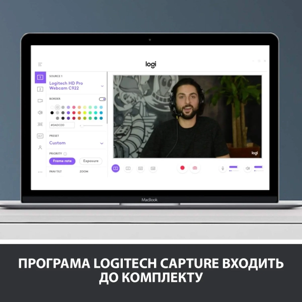 Купити Веб-камера Logitech Webcam HD Pro C920 - фото 7