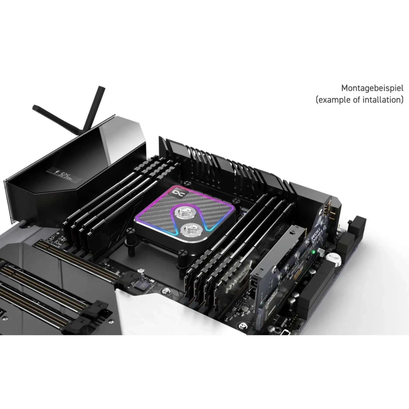 Купити Водоблок Alphacool Core 1 Aurora Carbon (13769) - фото 7