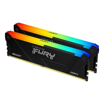 Купити Модуль пам'яті Kingston FURY Beast Black RGB DDR4-2666 32GB (2x16GB) (KF426C16BB12AK2/32) - фото 1