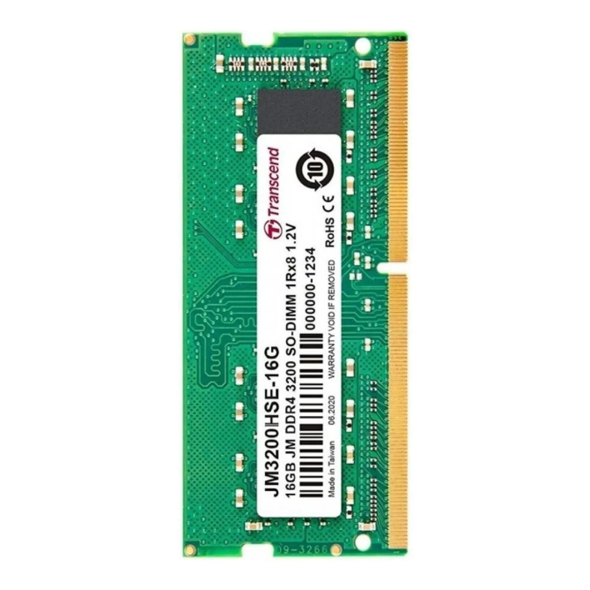 Купить Модуль памяти Transcend JetRam DDR4-3200 16GB SODIMM (JM3200HSE-16G) - фото 2