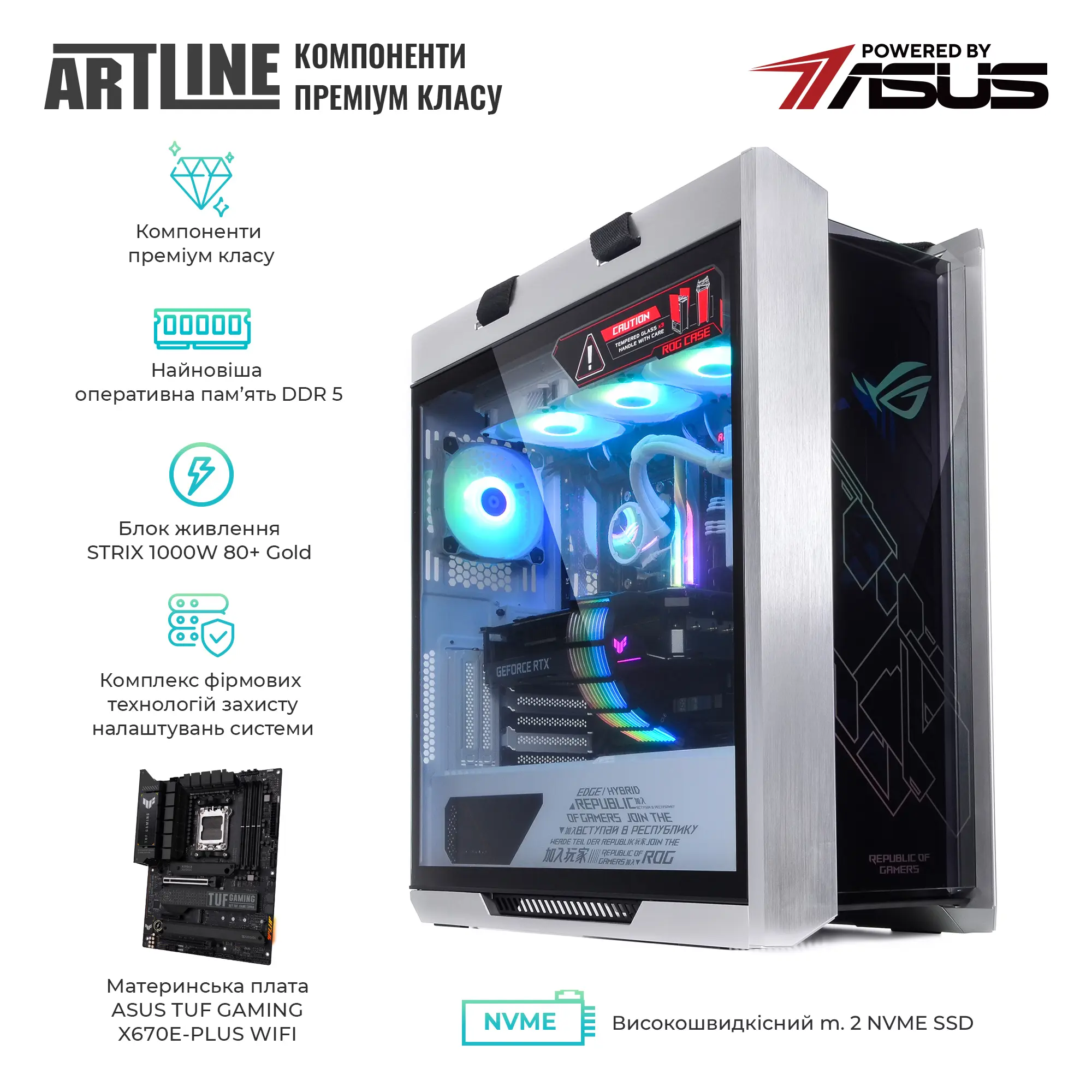 Купить Компьютер ARTLINE Overlord STRIX Windows 11 Pro (STRIXv178Win) - фото 3