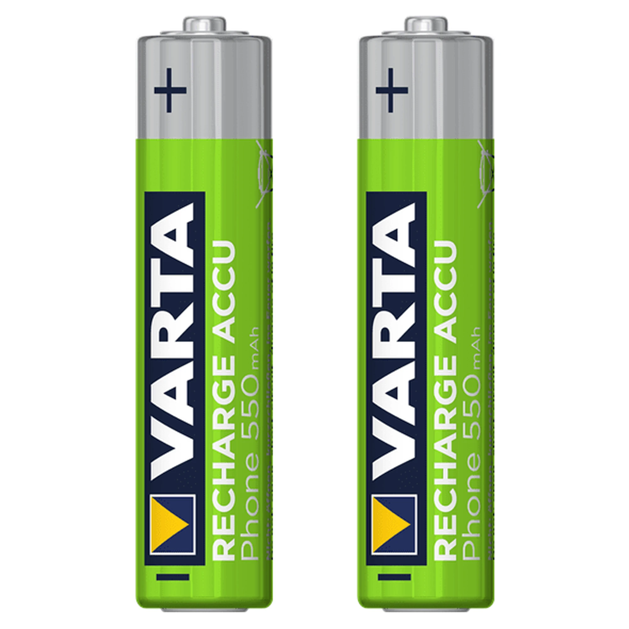 Купити Акумулятор VARTA NI-MH Phone AAA 550 мАг, 2 шт. (58397101402) - фото 2