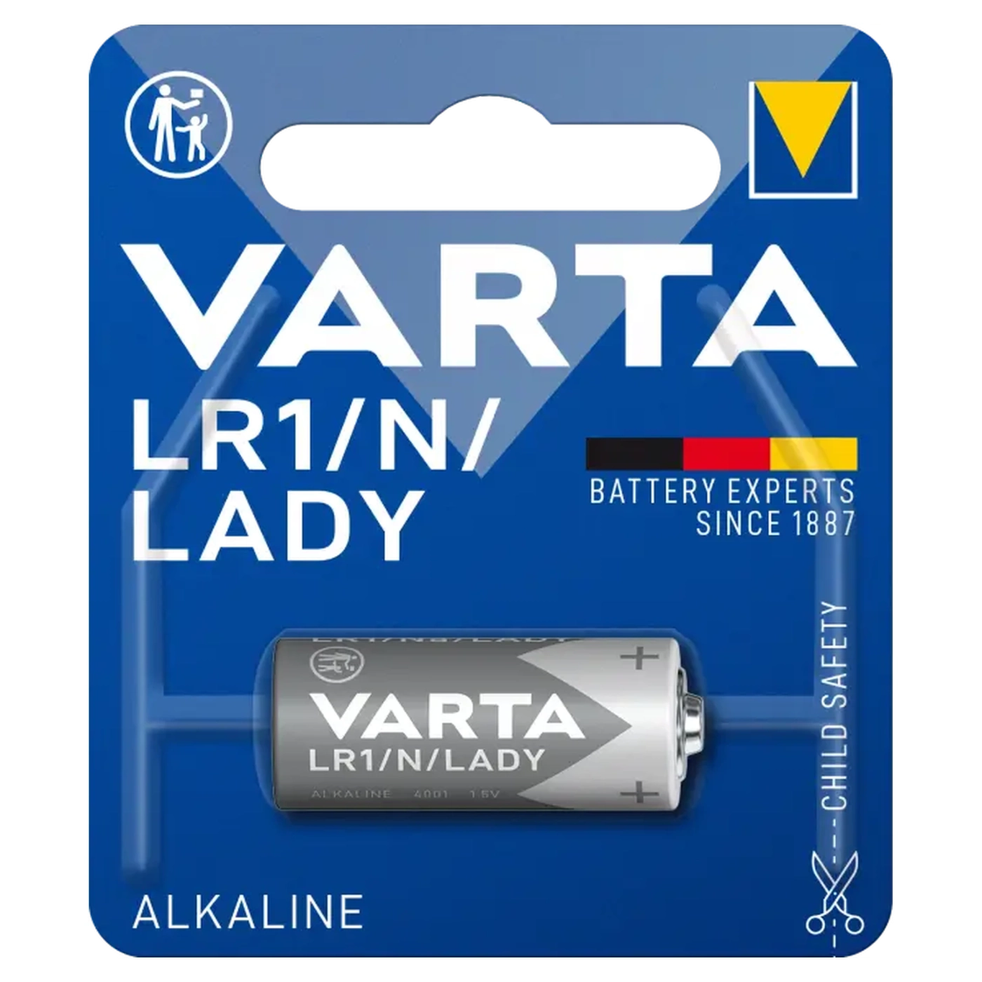 Купить Батарейка VARTA ALKALINE LR1(910А, MN9100), 1 шт. (04001101401) - фото 1