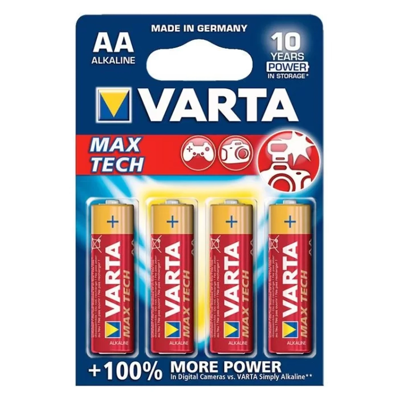 Купити Батарейка VARTA MAX T. AA BLI 4 ALKALINE (4706101404) - фото 1