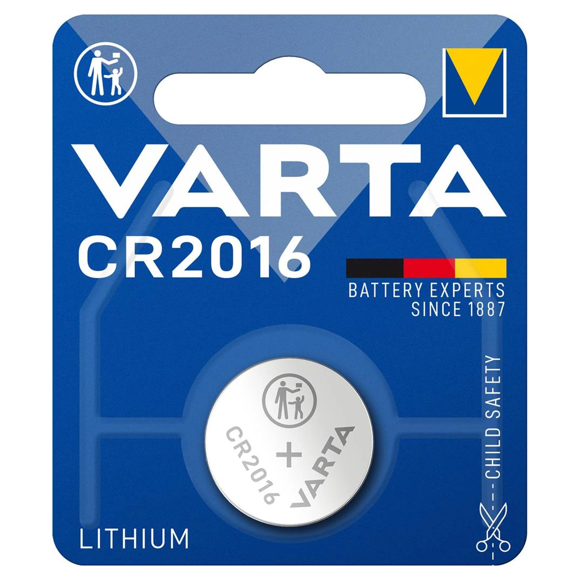 Купить Батарейка VARTA LITHIUM CR2016, 1 шт. (06016101401) - фото 1