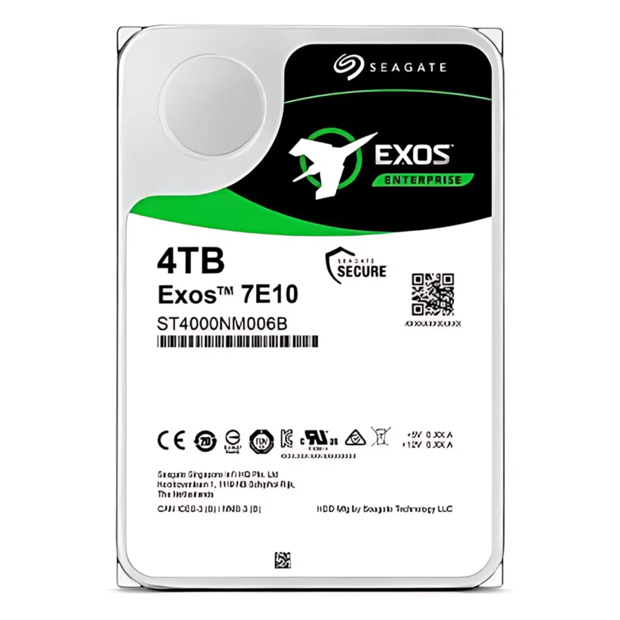 Купить Жесткий диск Seagate Exos 7E10 Enterprise 4TB 7200rpm 256MB 3.5' SATAIII (ST4000NM000B) - фото 1