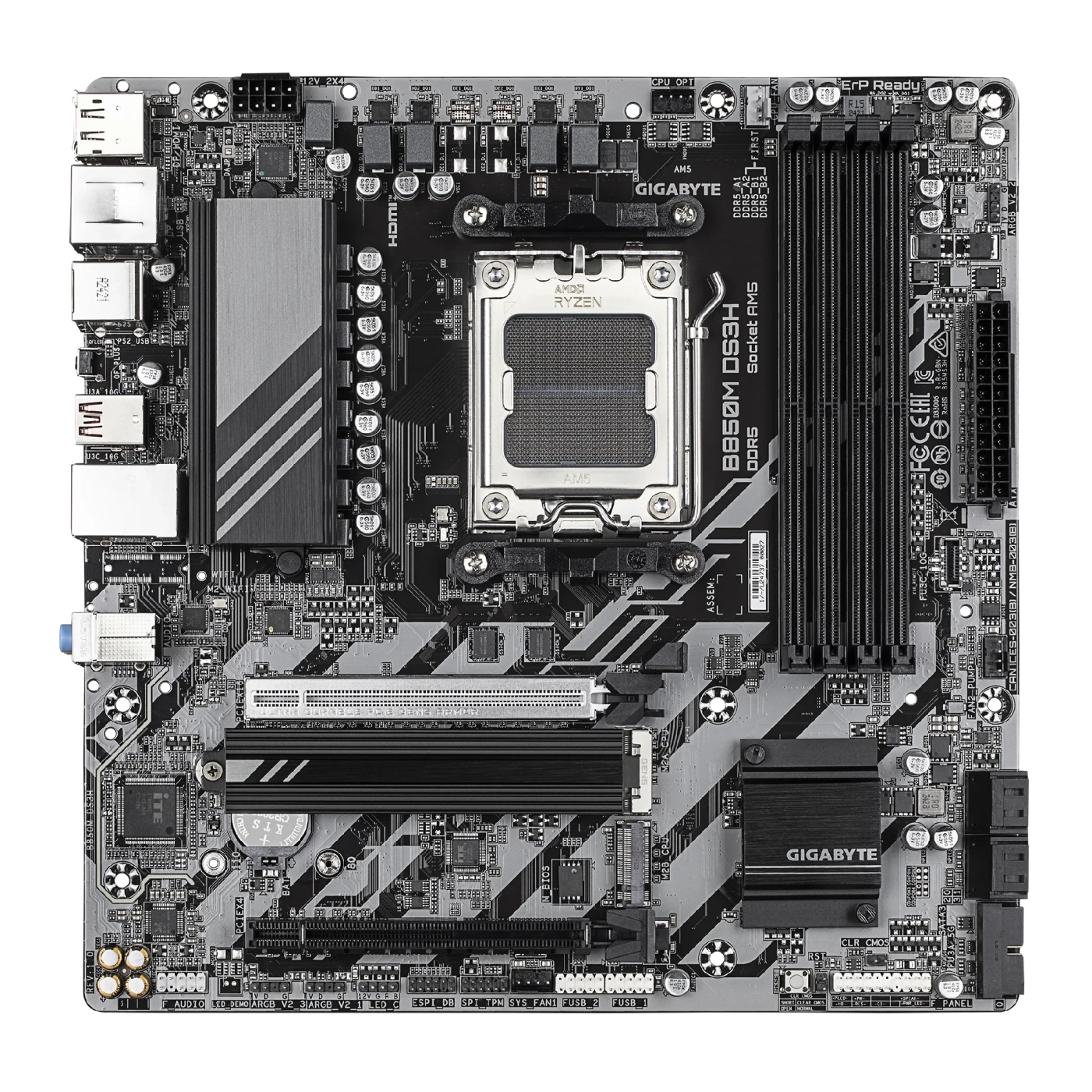 Купить Материнская плата GIGABYTE B850M DS3H - фото 2