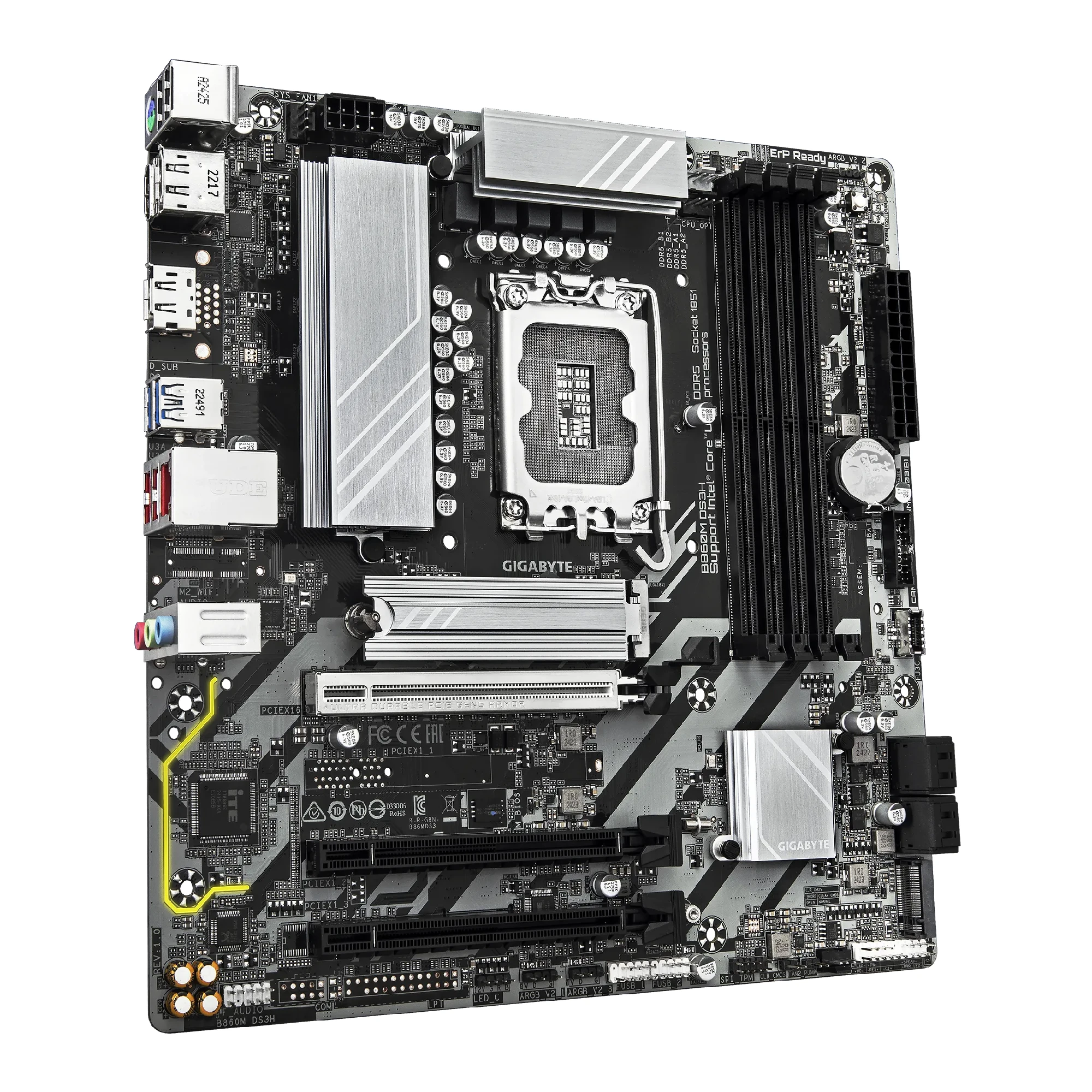 Купити Материнська плата GIGABYTE B860M DS3H - фото 1