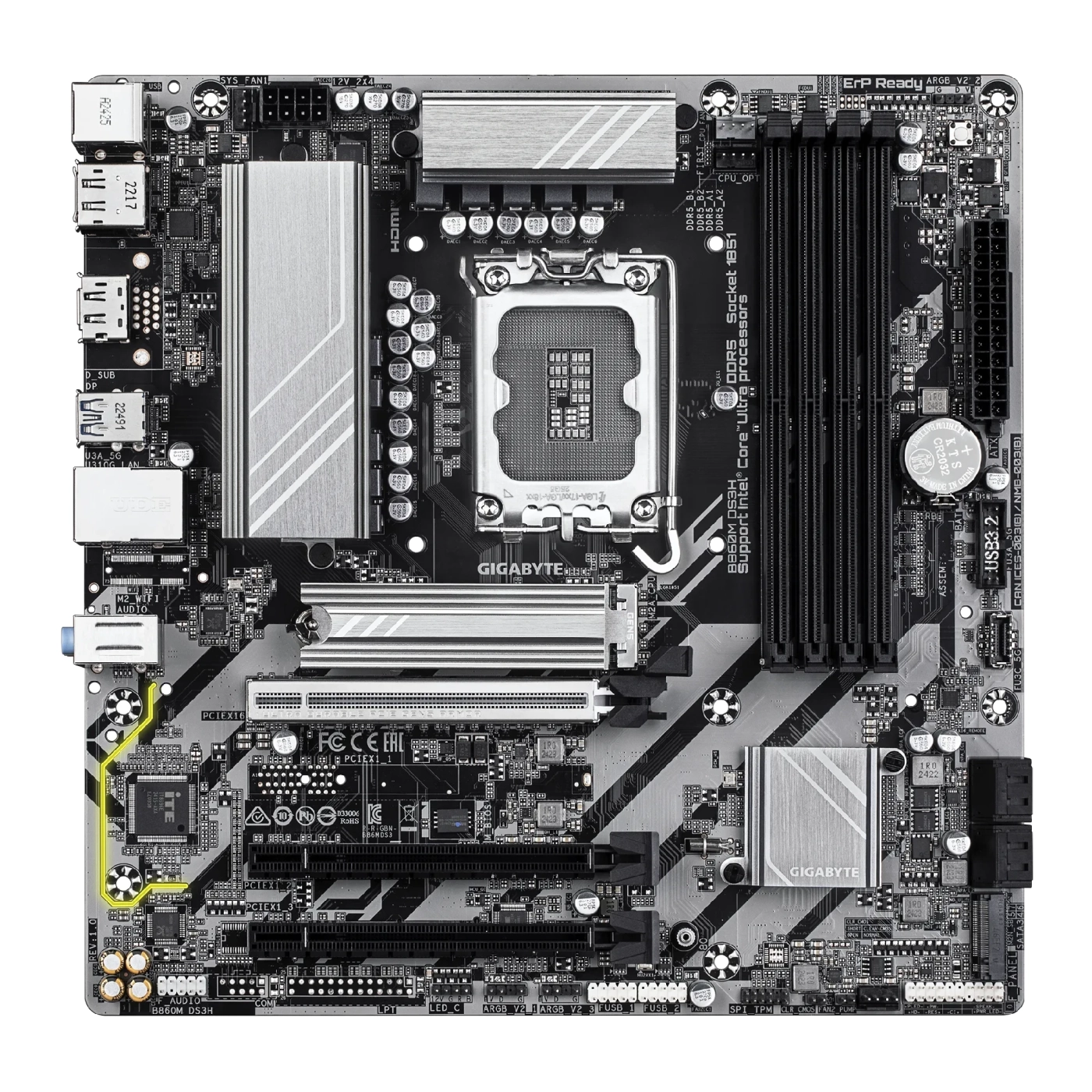 Купити Материнська плата GIGABYTE B860M DS3H - фото 2