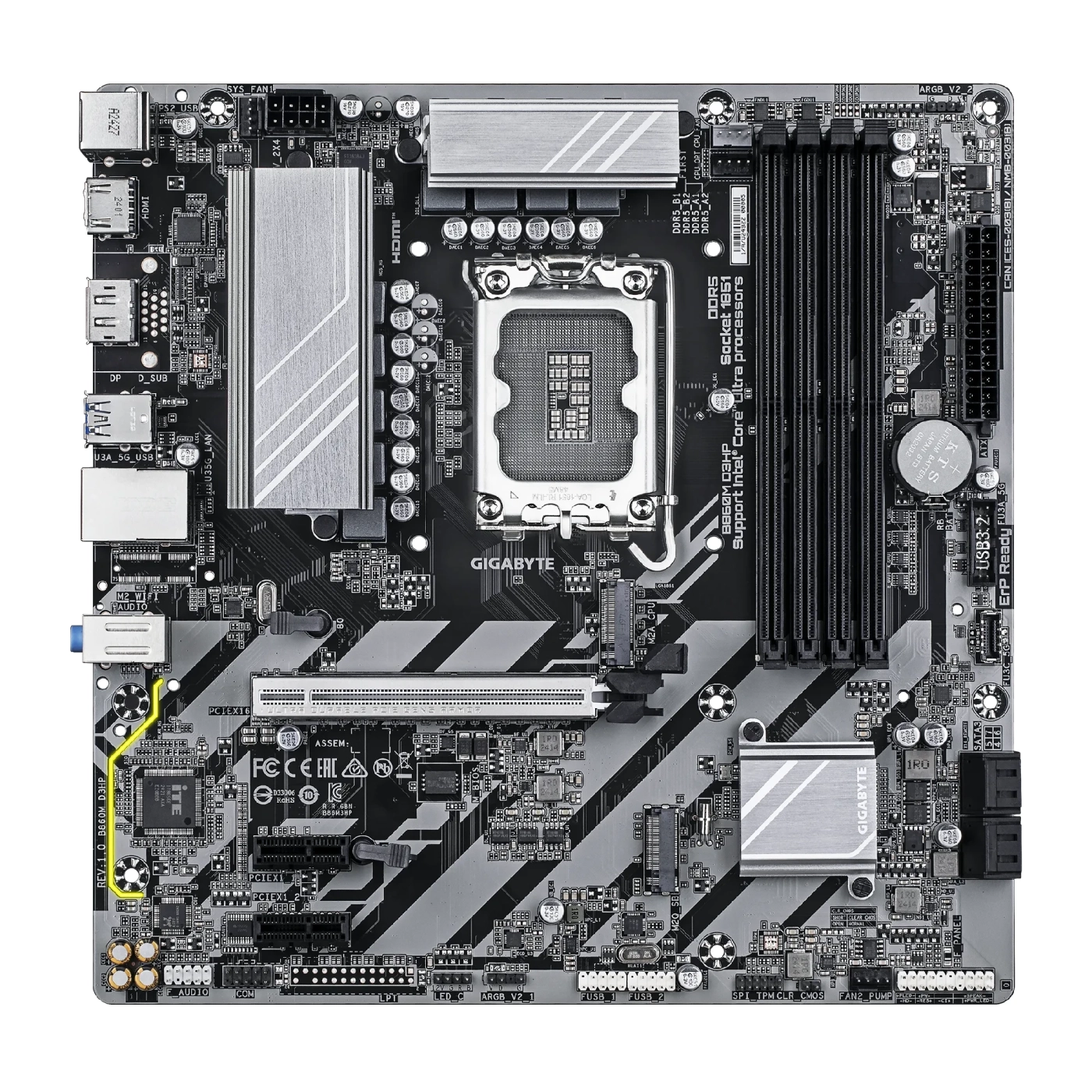 Купить Материнская плата GIGABYTE B860M D3HP - фото 2