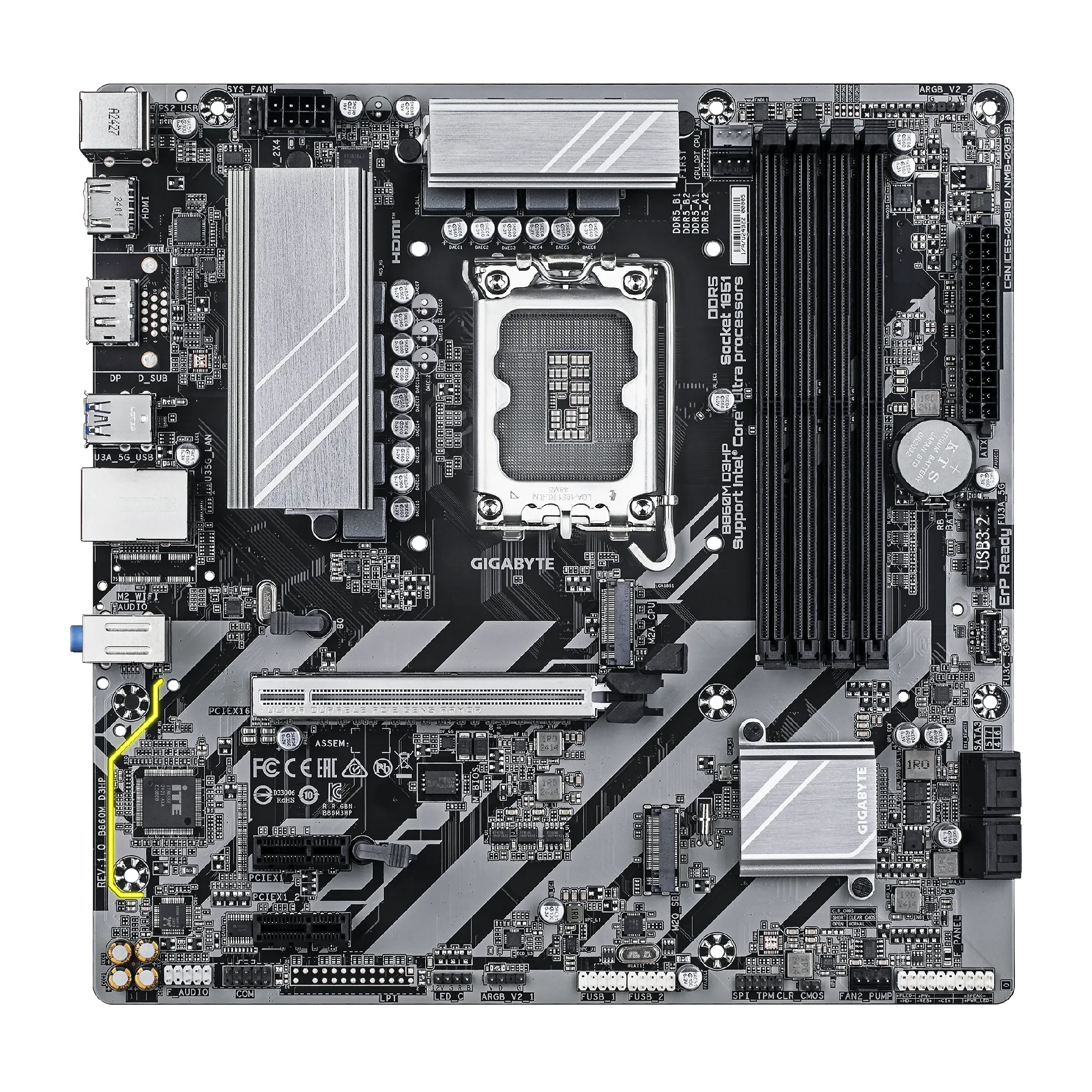 Купить Материнская плата GIGABYTE B860M D3HP - фото 2