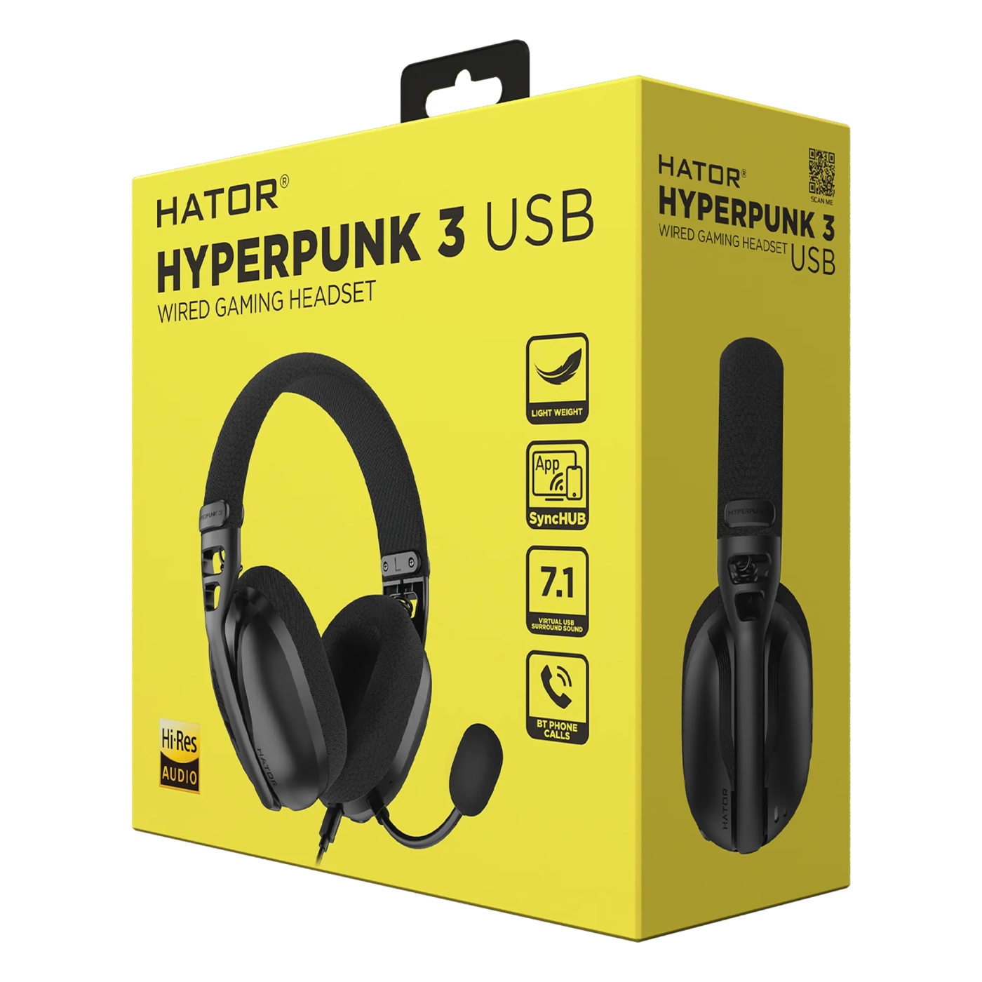 Купить Наушники HATOR HYPERPUNK 3 Hi-Res USB (ESH10) black - фото 6