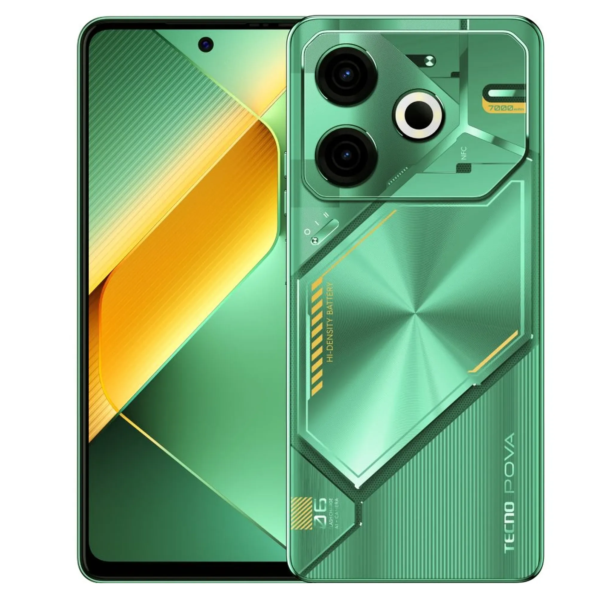 Купить Смартфон Tecno Pova 6 Neo (LI6) 8/128GB (4894947021039) Comet Green - фото 1
