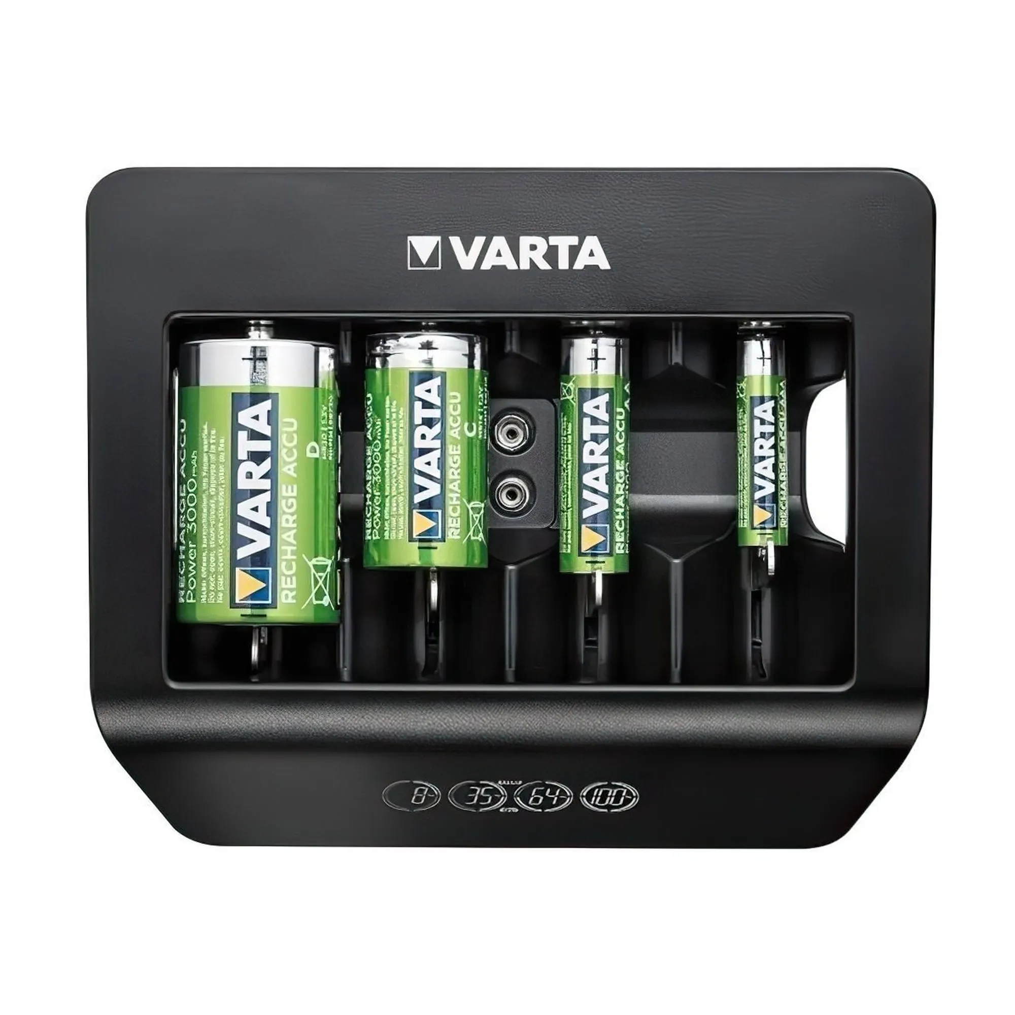 Купити Зарядний пристрій VARTA LCD Universal Charger Plus для АА/ААА/C/D, 9V аккумуляторов (57688101401) - фото 1