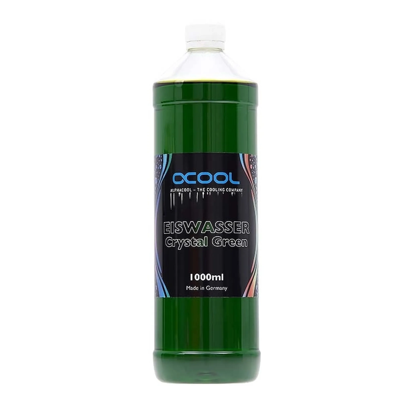 Купити Охолоджуюча рідина Alphacool Ice Water Crystal Green Ready Mix 1000ml (18550) - фото 1