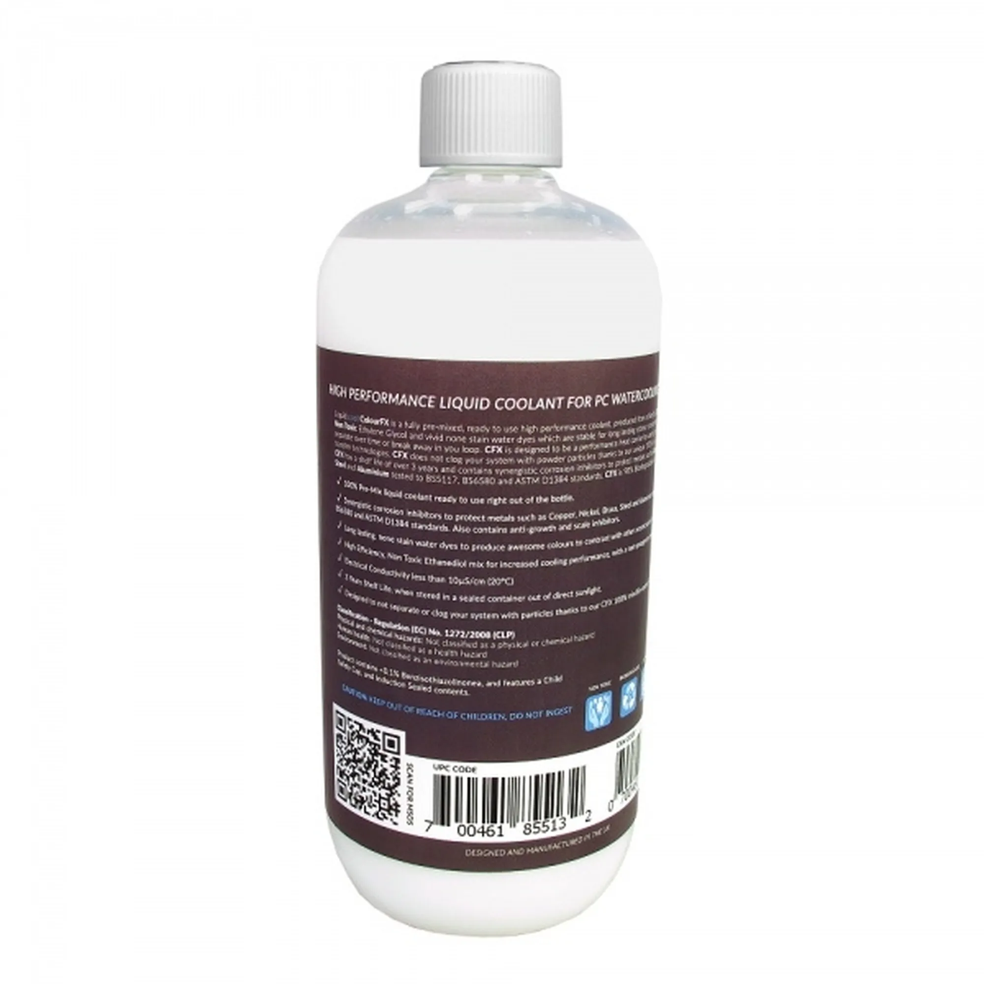 Купити Охолоджуюча рідина Liquid.cool CFX Pre Mix Opaque Performance Coolant - 1000ml - Ghost White (LC-CFX1000-GW) - фото 2