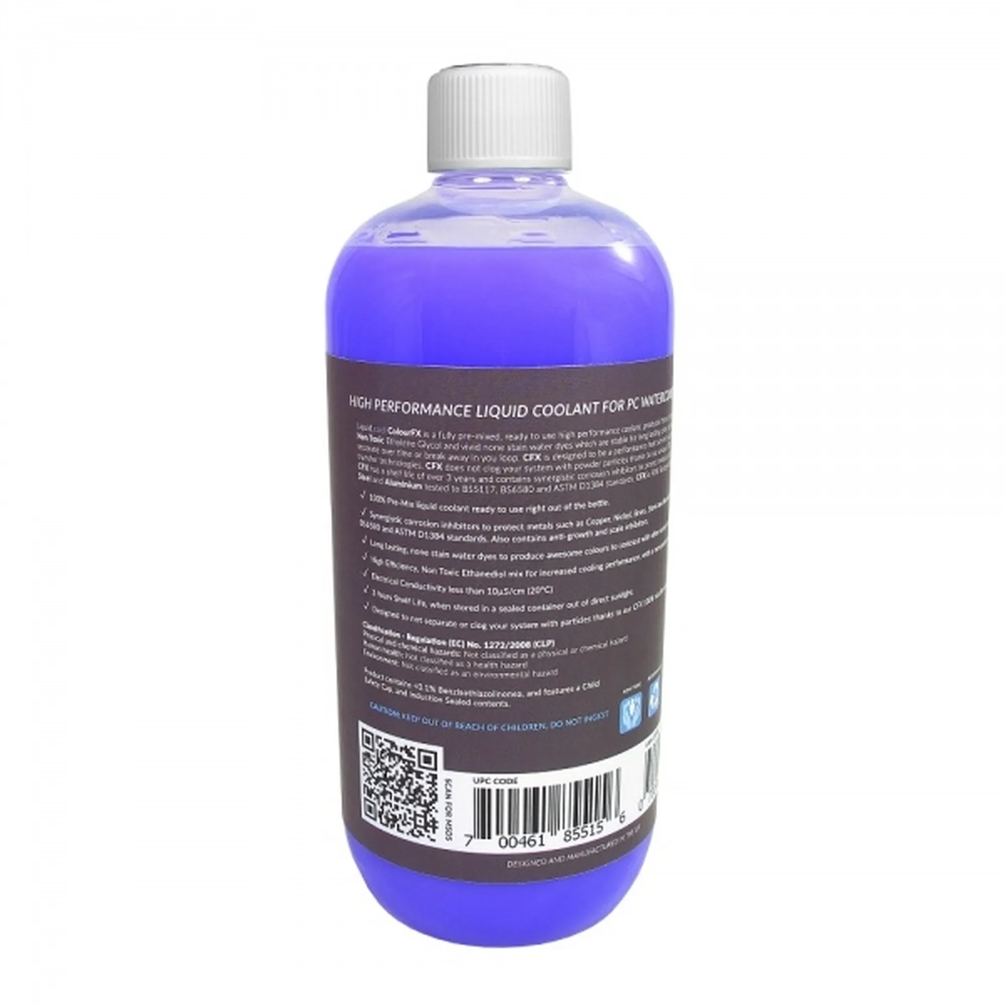 Купити Охолоджуюча рідина Liquid.cool CFX Pre Mix Opaque Performance Coolant - 1000ml - Purple Violet (LC-CFX1000-PV) - фото 2