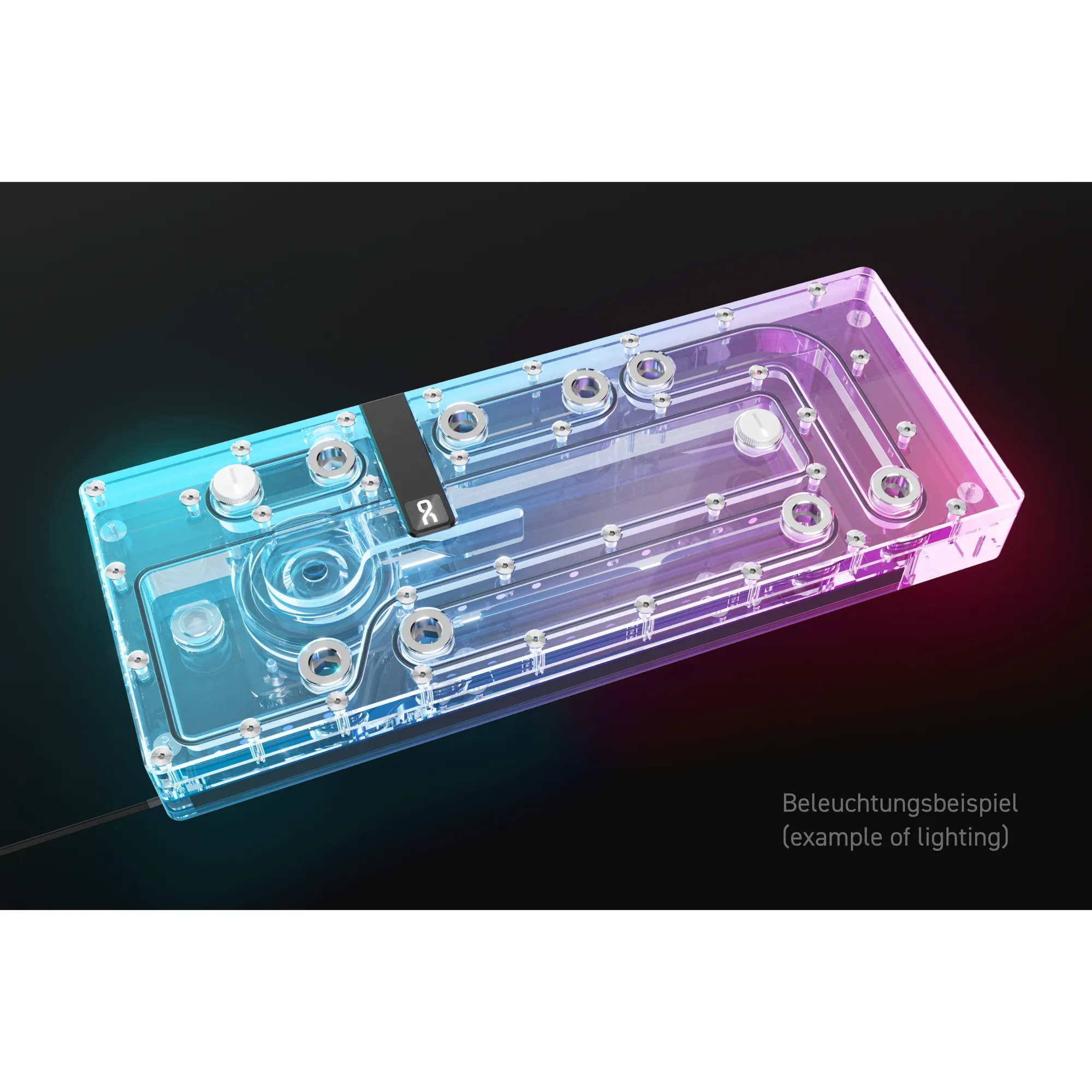 Купити Панель-резервуар Alphacool Core Distro Plate O11 Dynamic Evo/XL with VPP Apex pump (13743) - фото 3